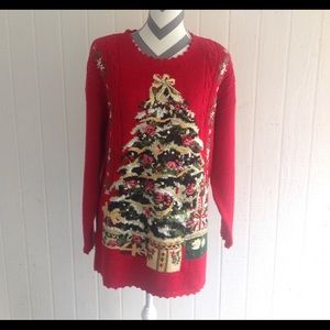 Vintage 90's Ugly Cute Christmas Sweater SIze L